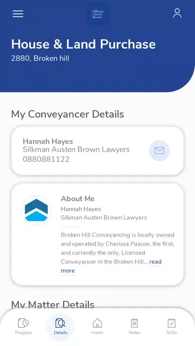 Capturas de tela do SAB Lawyers