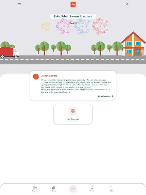 Capturas de tela do RM Property Conveyancing iPad 
