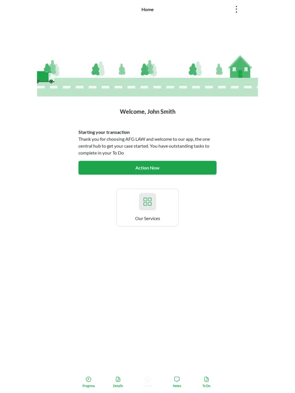 Zrzuty ekranu AFG Law iPad 
