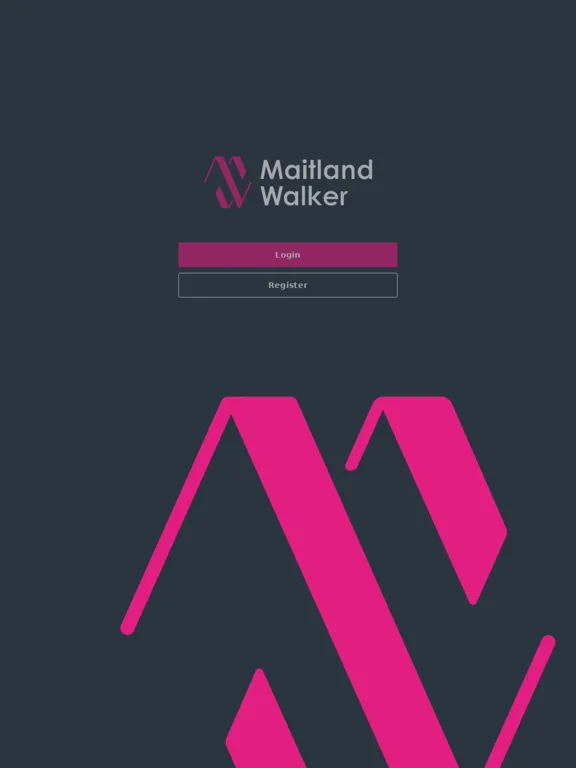Capturas de tela do Maitland Walker iPad 