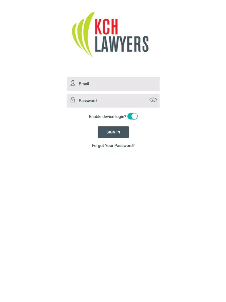 KCH Lawyers iPad  স্ক্রিনশট
