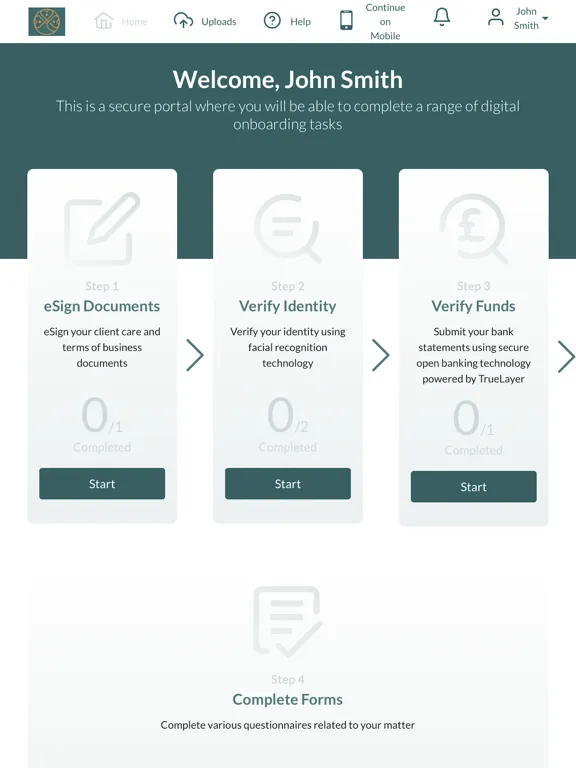 Captures d'écran de O'Hara Solicitors Ltd iPad 