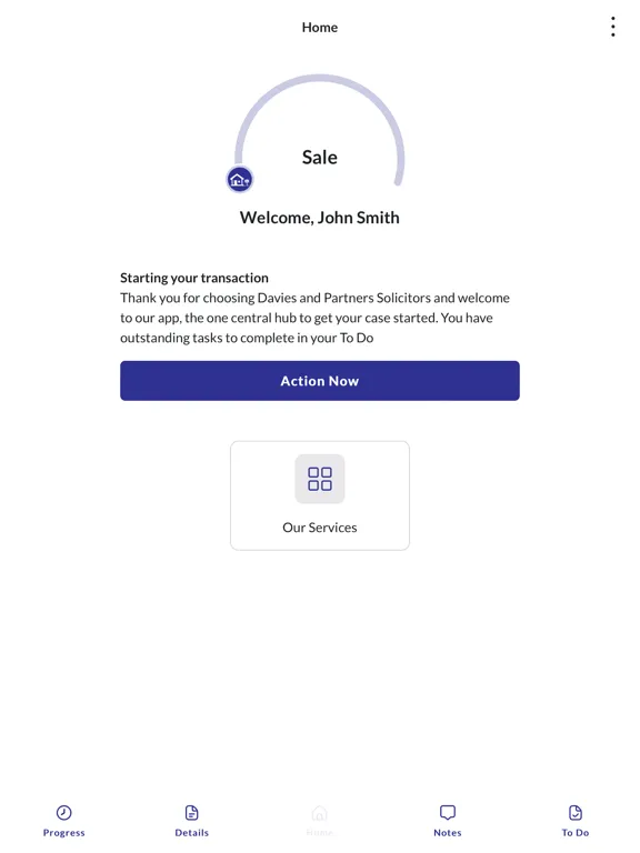 Screenshot di Davies and Partners iPad 