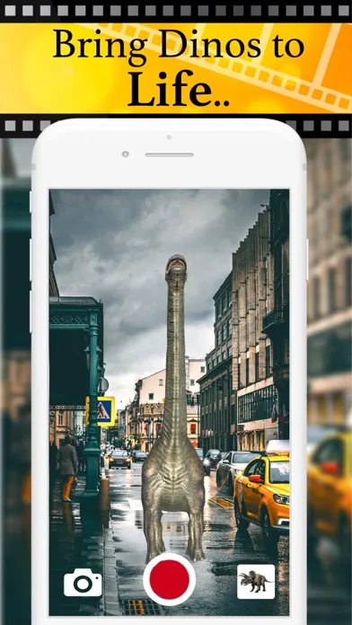 Jurassic AR Camera 3D Glasses Screenshots