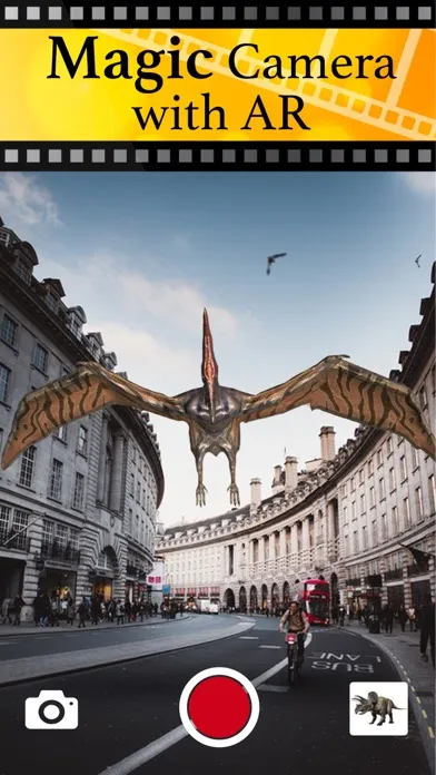 Jurassic AR Camera 3D Glasses Screenshots