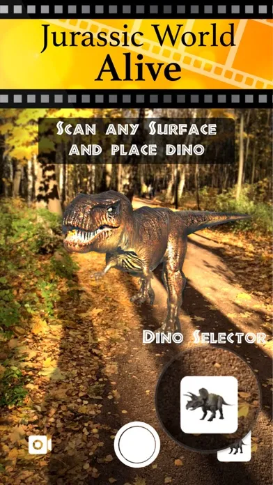 Jurassic AR Camera 3D Glasses Screenshots