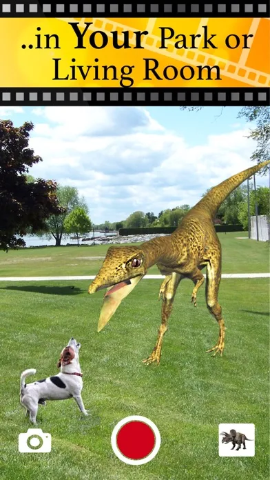 Jurassic AR Camera 3D Glasses Screenshots