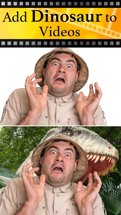 Jurassic AR Camera 3D Glasses Screenshots