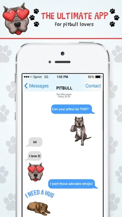 صور PitbullMoji - Pit Bull Emojis