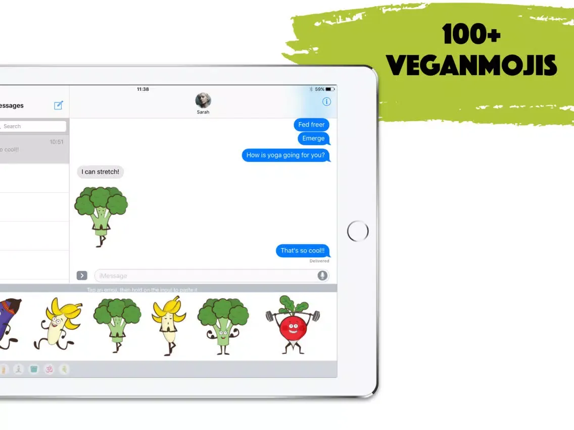 Captures d'écran de VeganMoji - Vegan Emojis iPad 