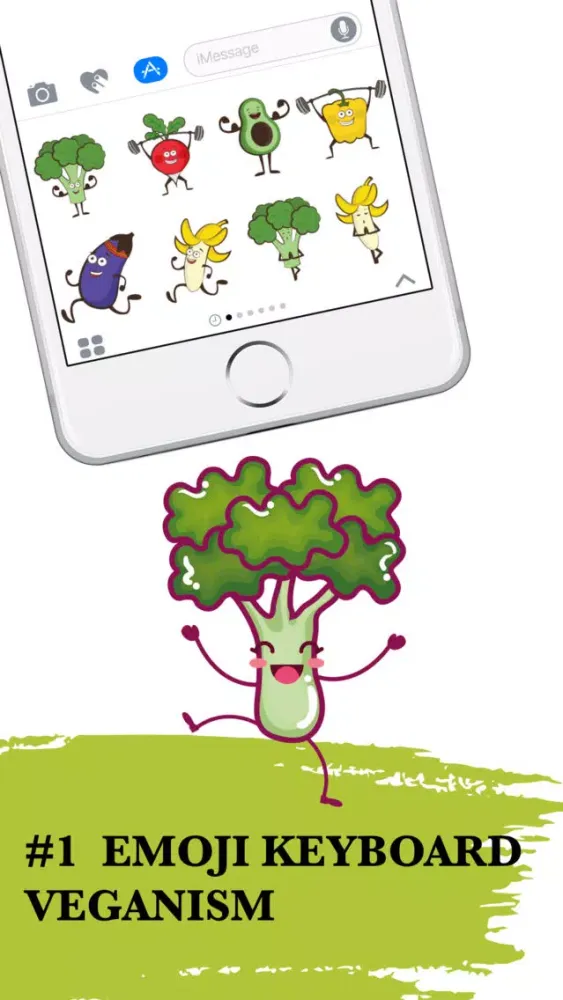 Captures d'écran de VeganMoji - Vegan Emojis