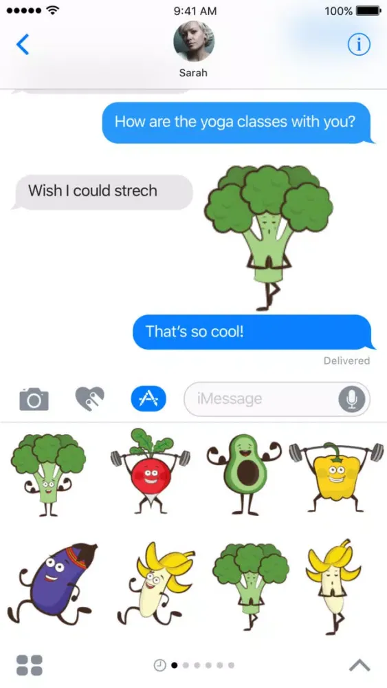 Captures d'écran de VeganMoji - Vegan Emojis