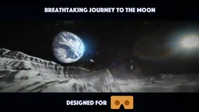 VR Space - Experience Moon on Google Cardboard スクリーンショット