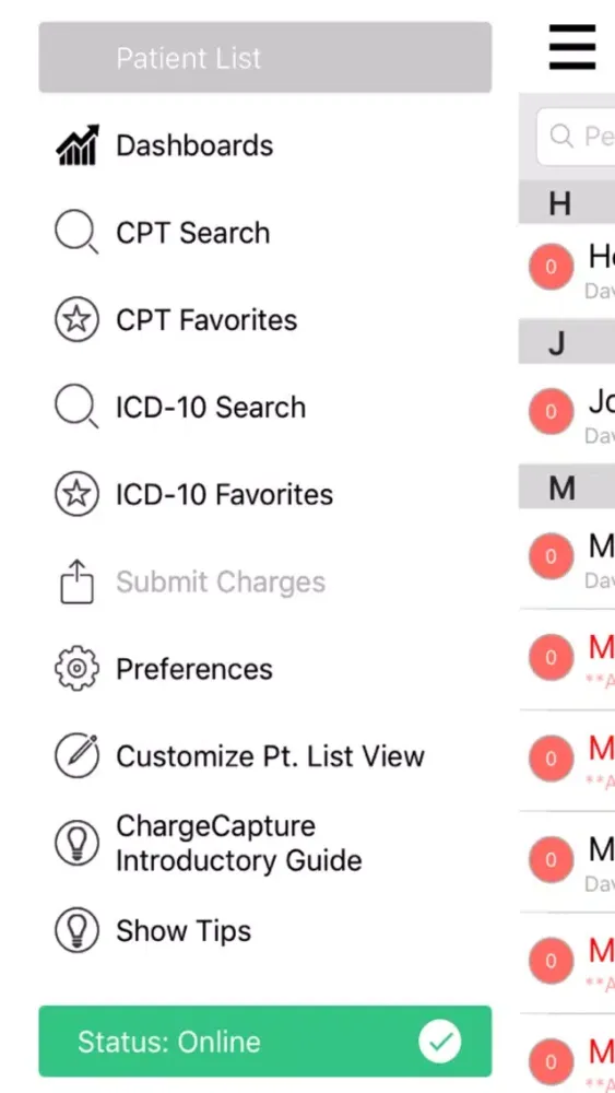 PerfectServe Charge Capture स्क्रीनशॉट