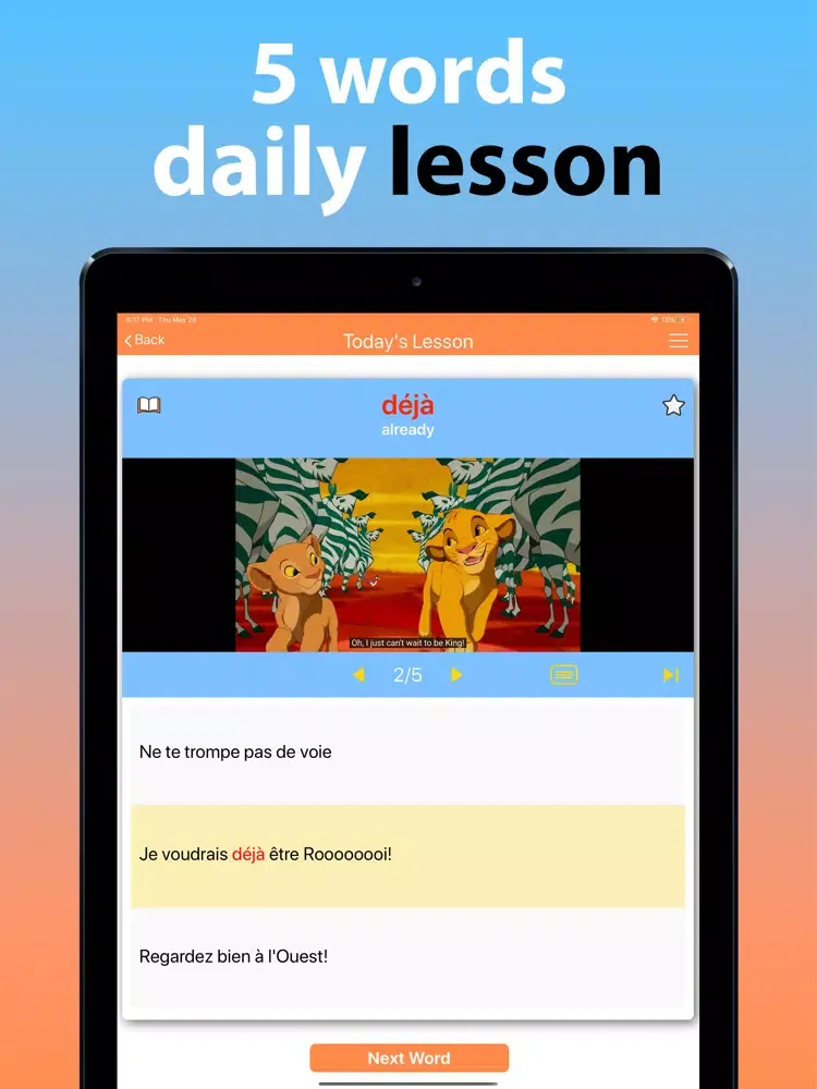 Tangkapan layar Youpi - Easy Language Learning iPad 