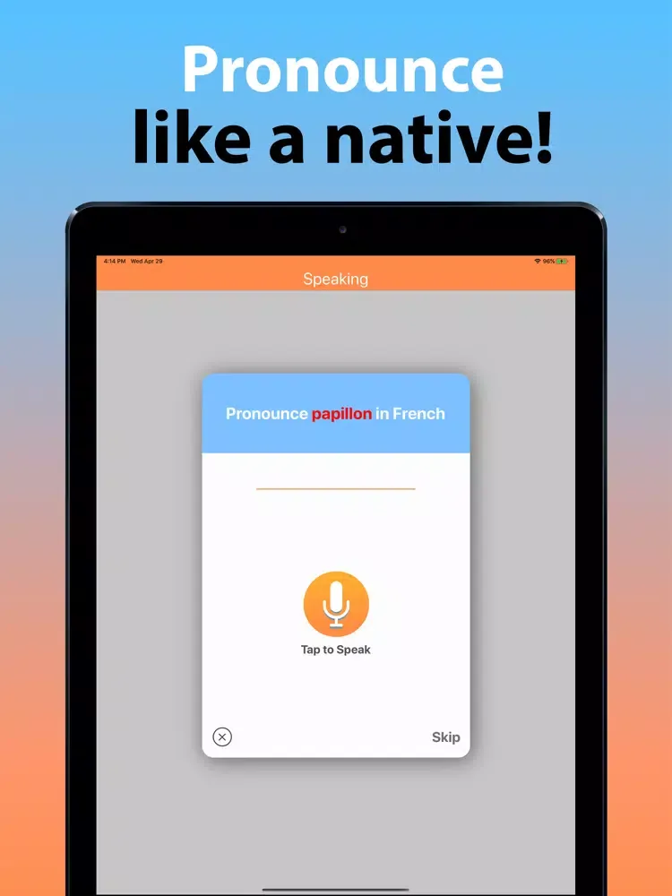 Tangkapan layar Youpi - Easy Language Learning iPad 