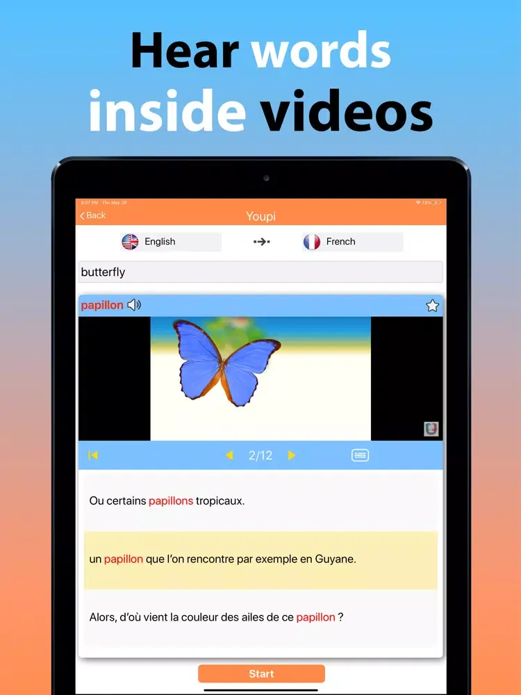 Tangkapan layar Youpi - Easy Language Learning iPad 