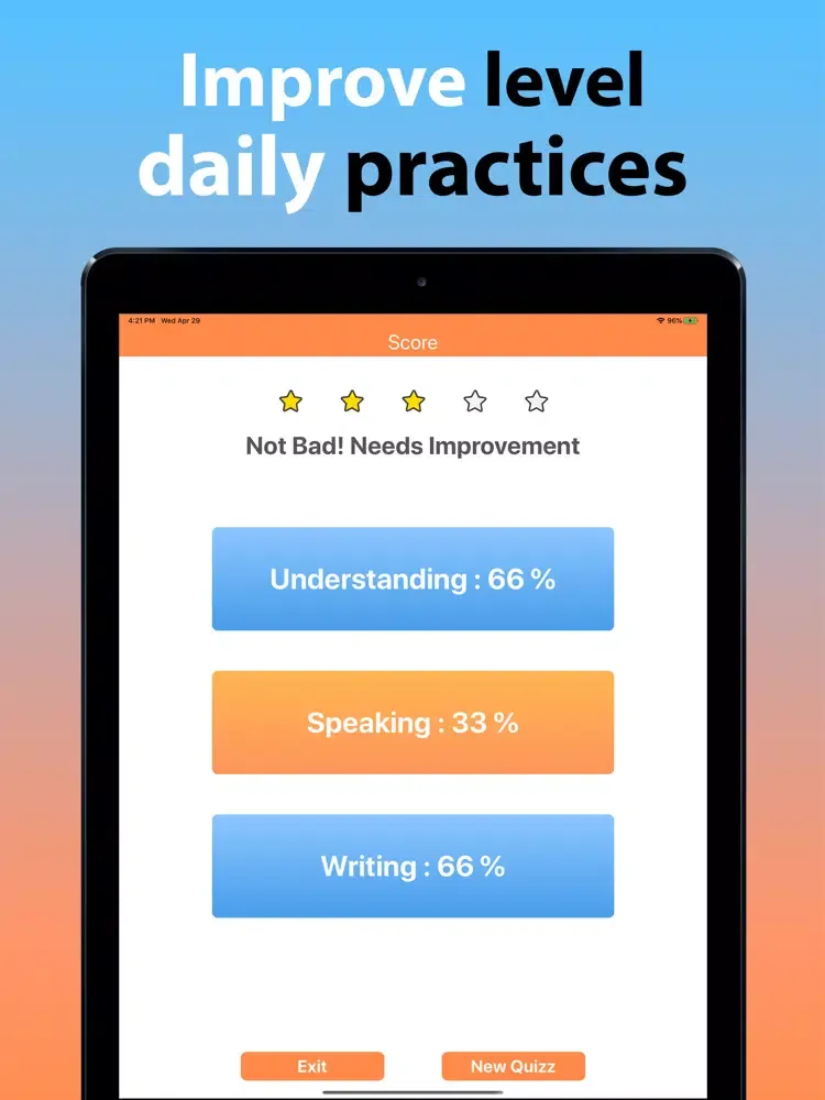 Tangkapan layar Youpi - Easy Language Learning iPad 