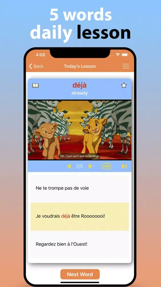 Tangkapan layar Youpi - Easy Language Learning