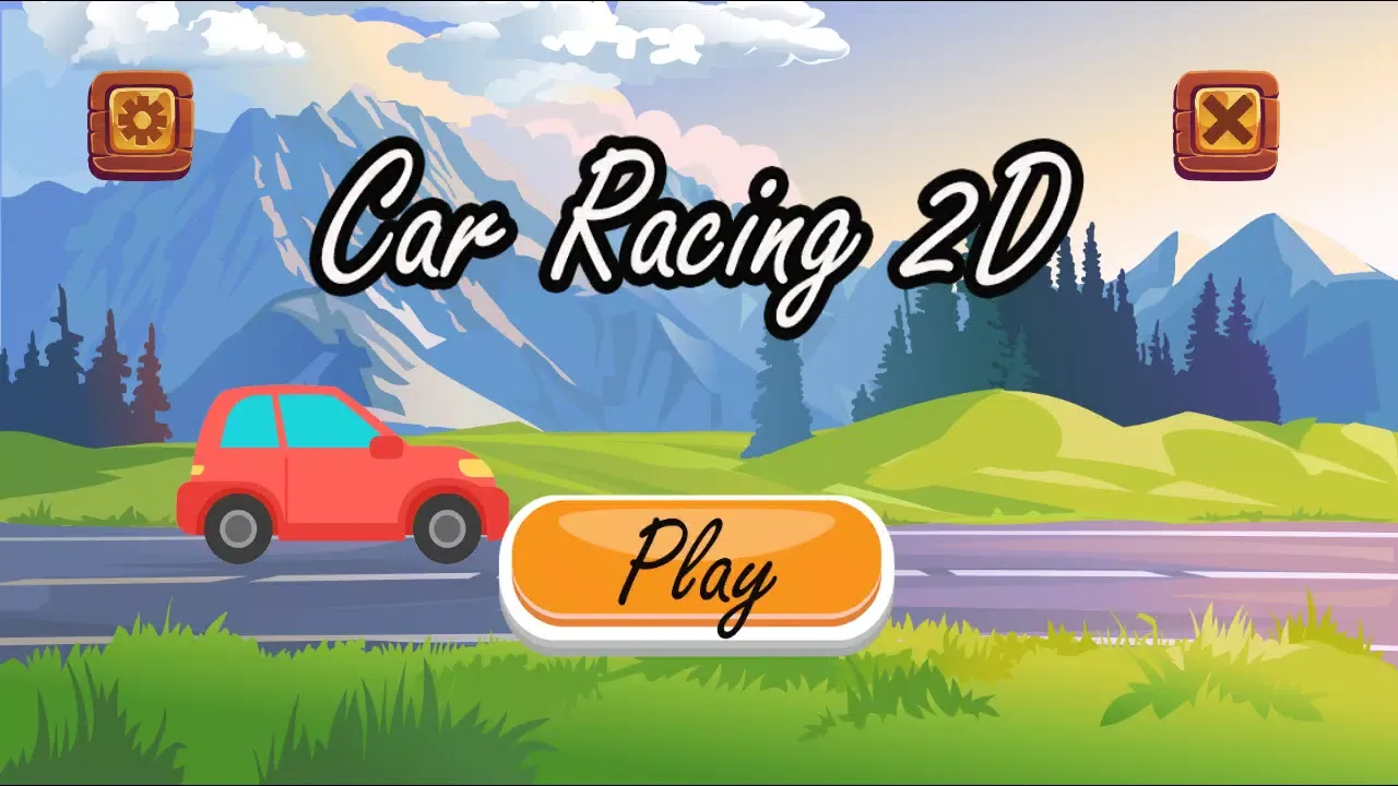 Ảnh chụp màn hình của Car Racing 2D