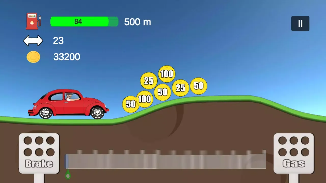 Ảnh chụp màn hình của Car Racing 2D