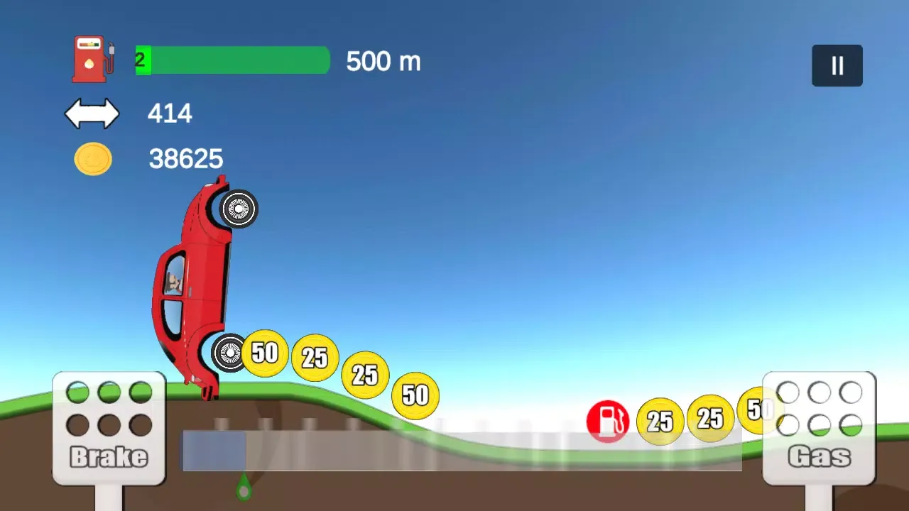 Ảnh chụp màn hình của Car Racing 2D