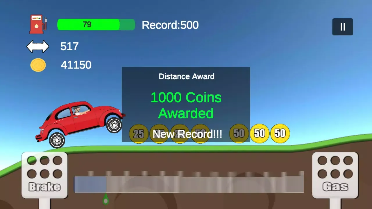 Ảnh chụp màn hình của Car Racing 2D