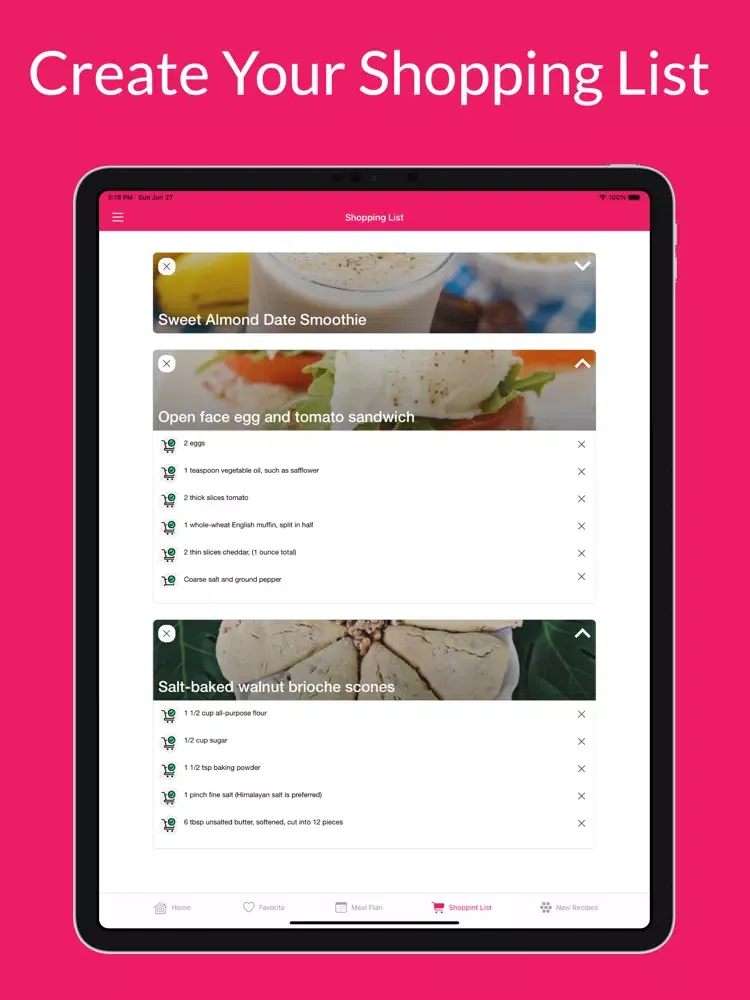 Captures d'écran de Breakfast Recipes For You iPad 