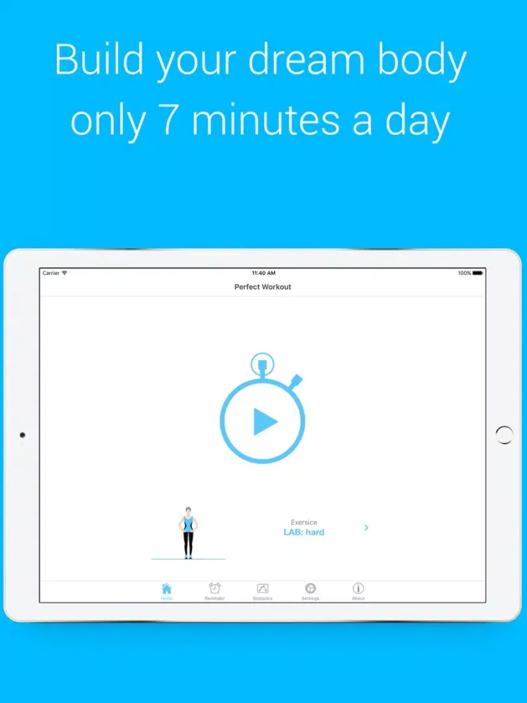 LAB Workout - LAB Workout - Your Personal Fitness Trainer for your legs, abs and buttocks iPad  Screenshots