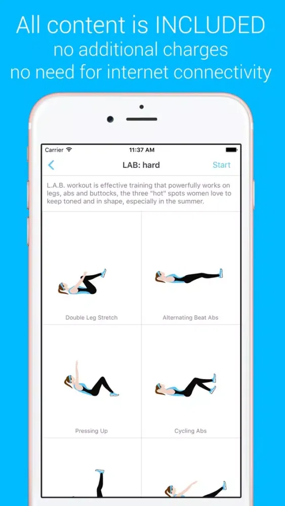 LAB Workout - LAB Workout - Your Personal Fitness Trainer for your legs, abs and buttocks Screenshots