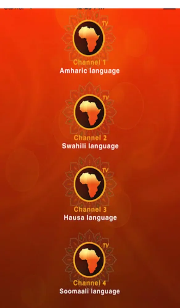 Captures d'écran de Africa TV