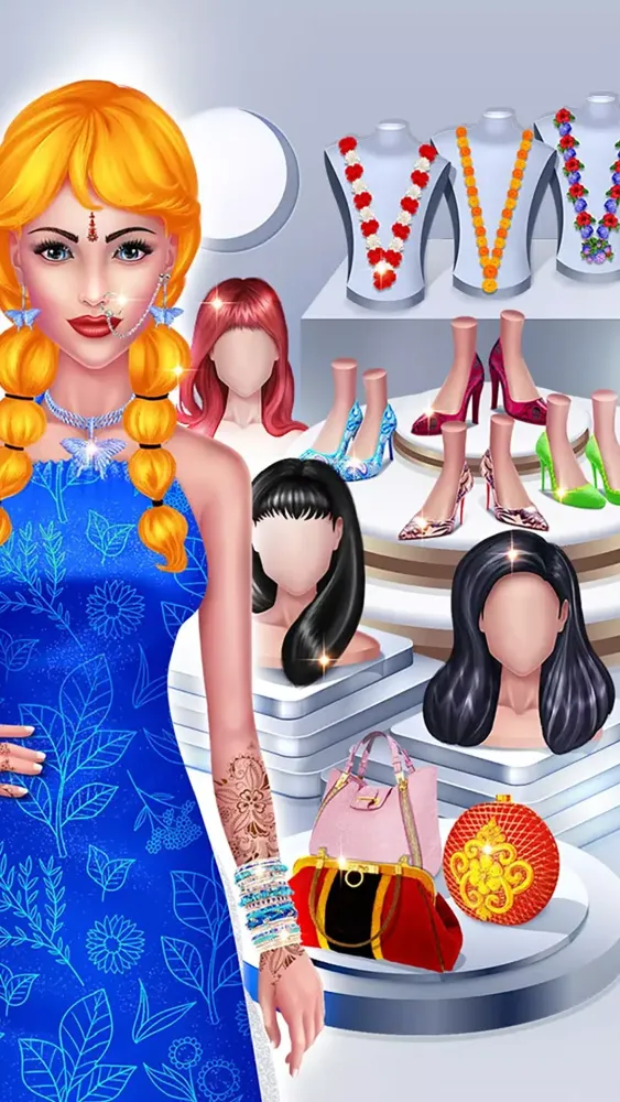 Indian Wedding: Makeup Game Screenshots