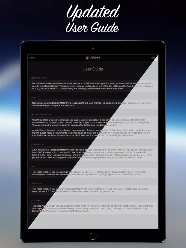صور Decibel Meter Pro iPad 