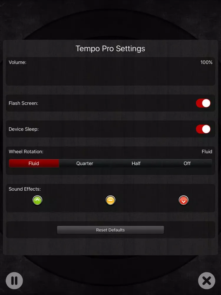 Screenshot di Tempo Pro iPad 