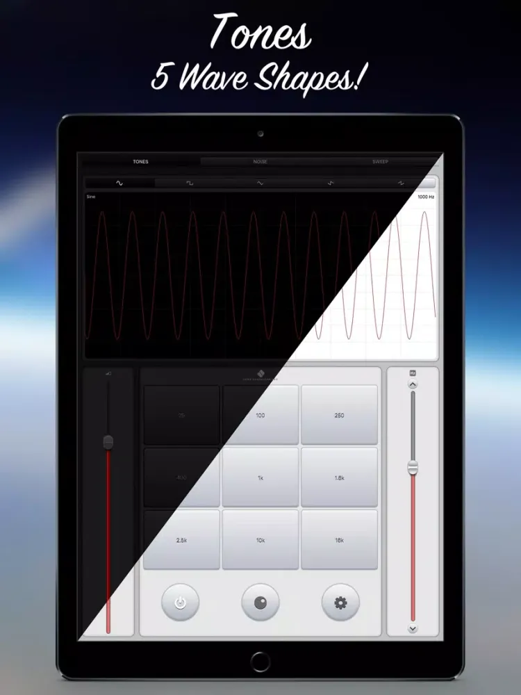 Tone Generator Pro iPad  Screenshots