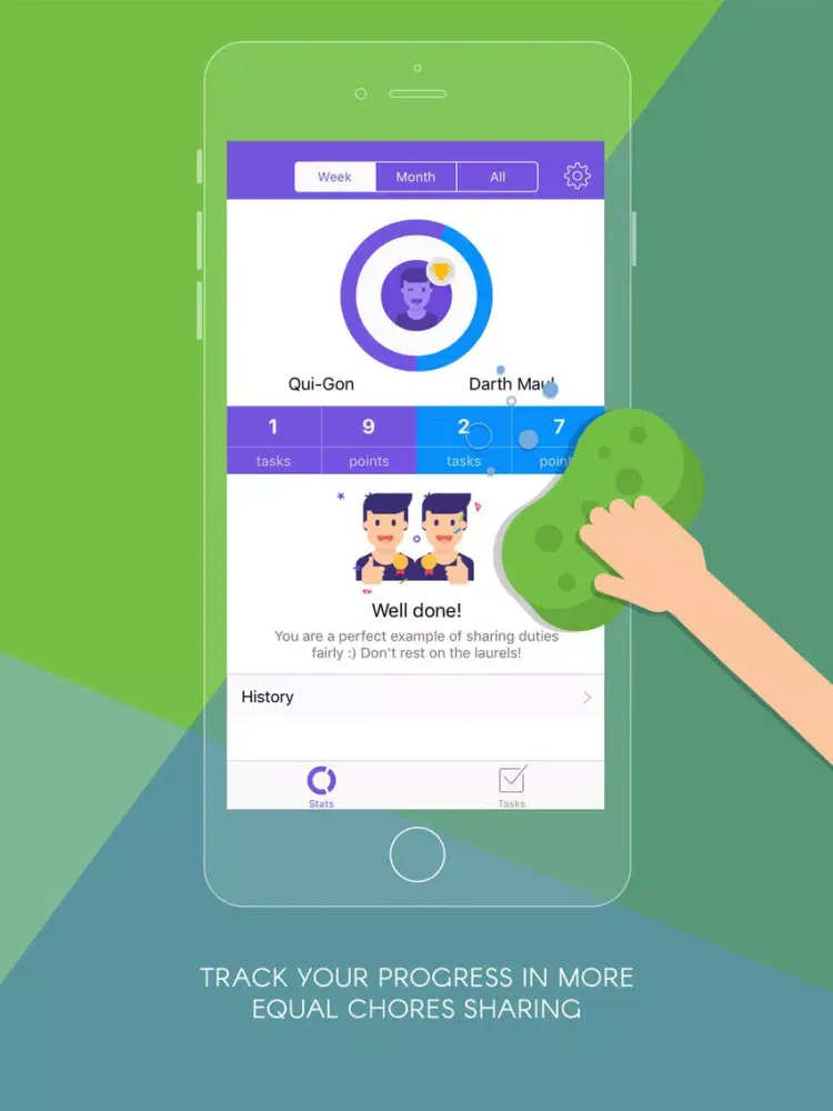 MICASA: Chores Sharing iPad  স্ক্রিনশট