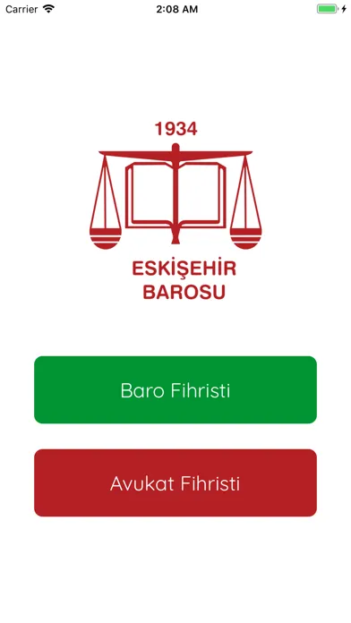 Screenshot di Eskisehir Barosu