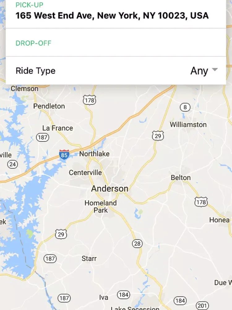 Capturas de tela do Jefferson County Cab iPad 