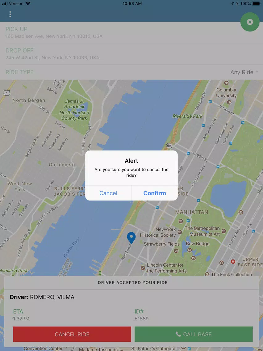 Tangkapan layar INAR USA iPad 