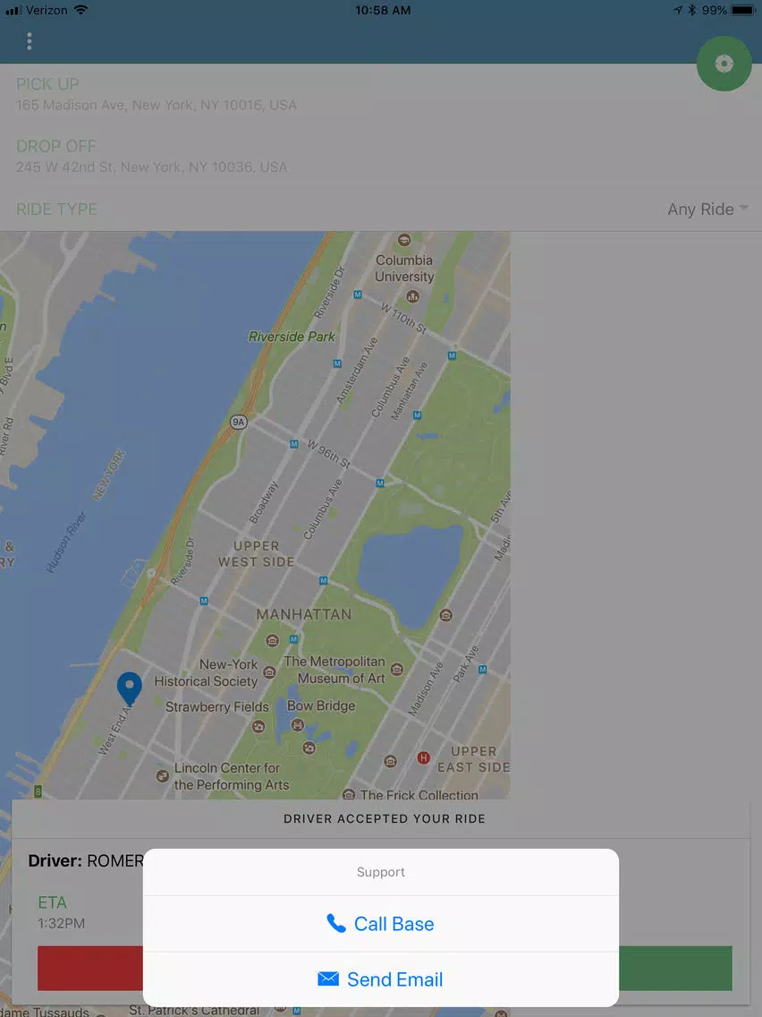 Tangkapan layar INAR USA iPad 