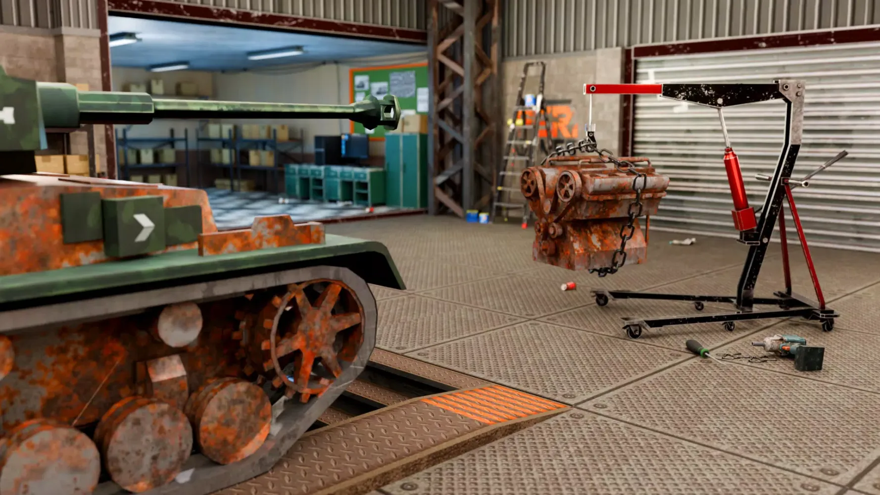 Tank Mechanic Simulator Games Screenshots
