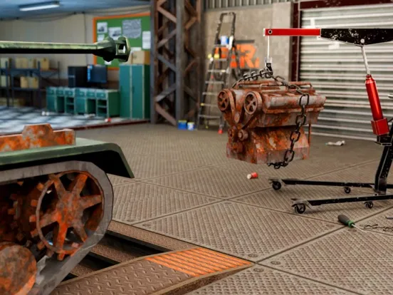 صور Tank Mechanic Simulator Games iPad 