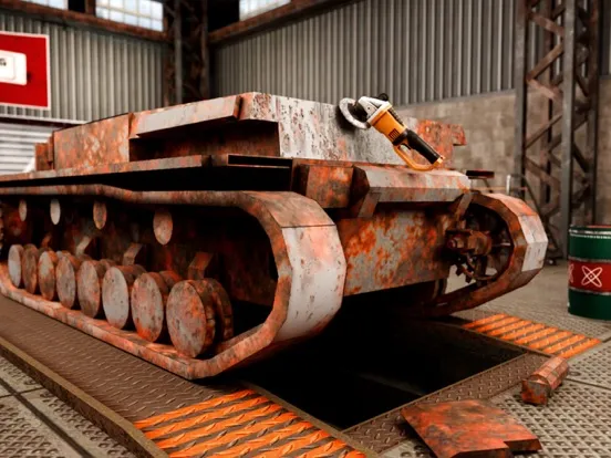 صور Tank Mechanic Simulator Games iPad 
