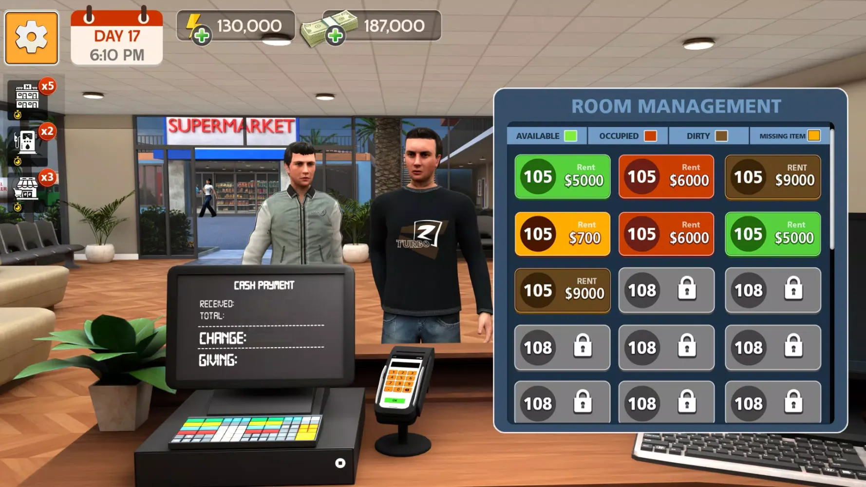Capturas de pantalla de Supermarket & Motel Simulator