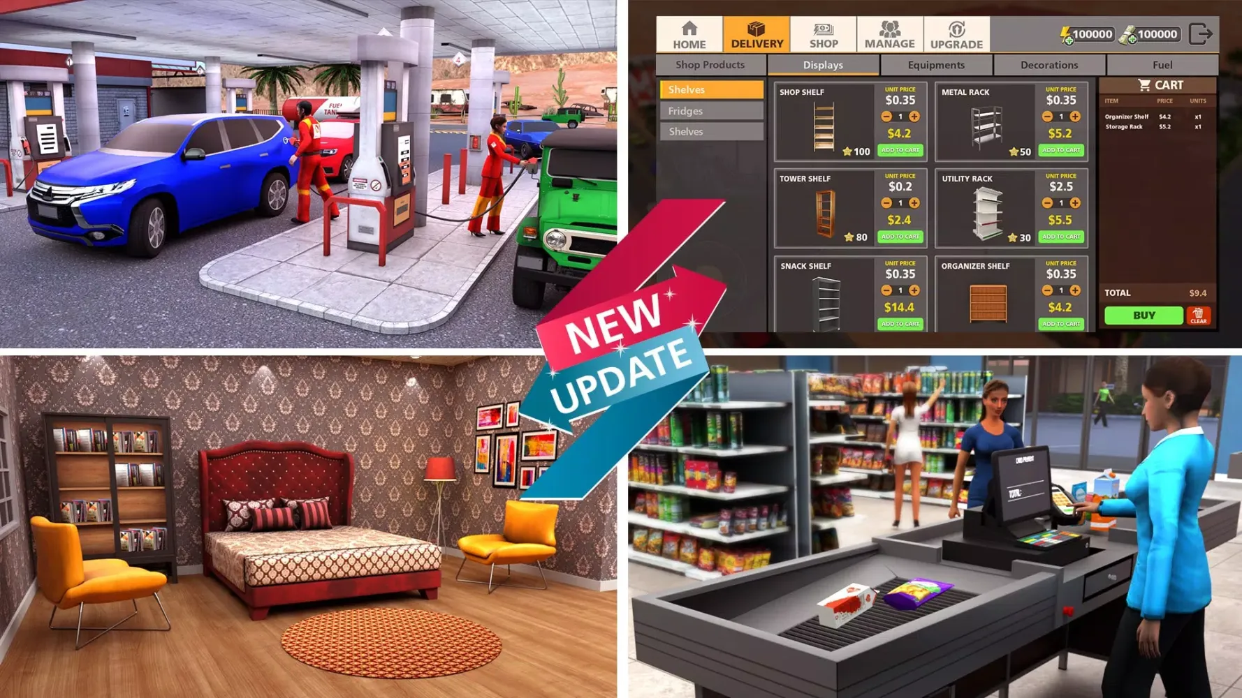 Capturas de pantalla de Supermarket & Motel Simulator