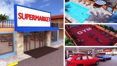 Supermarket & Motel Simulator-screenshot-2