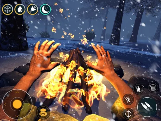 Capturas de tela do Winter Survival Hunt Simulator iPad 