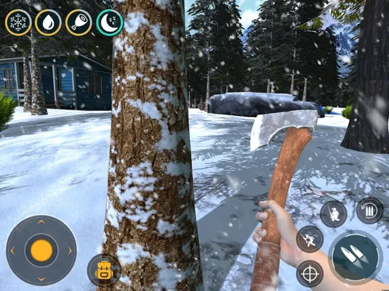Capturas de tela do Winter Survival Hunt Simulator iPad 