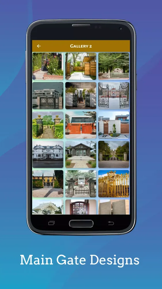 Tangkapan skrin Gates designs , Front gates