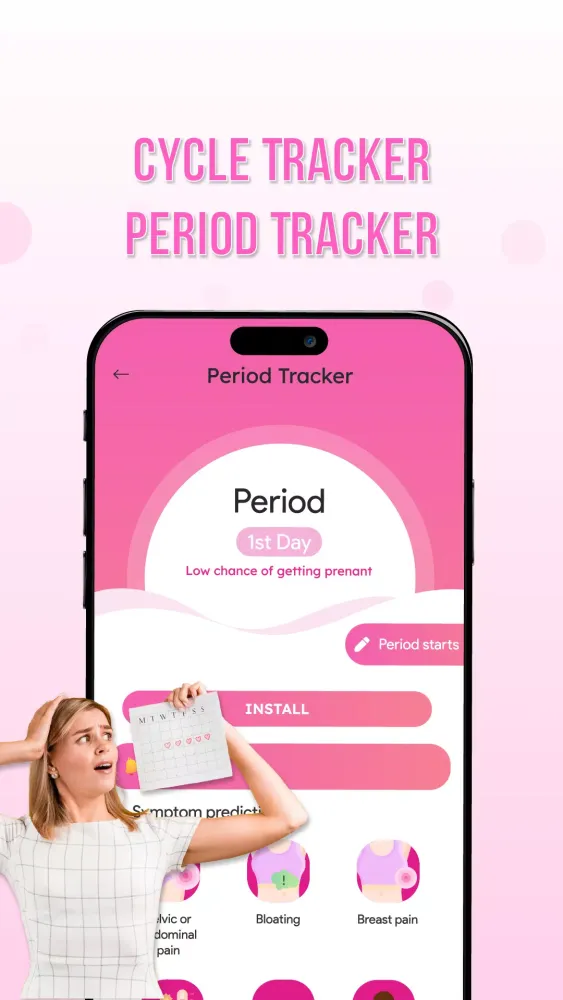 Screenshot di Cycle Tracker - Period Tracker